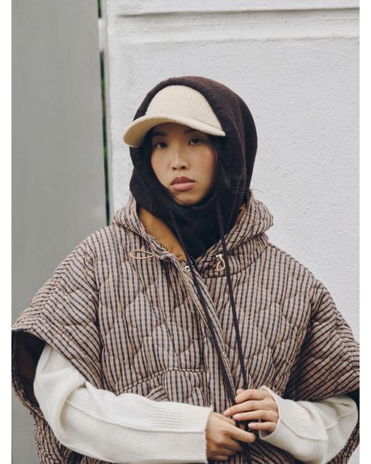 Next Natural Ecru/ Knitted Cap