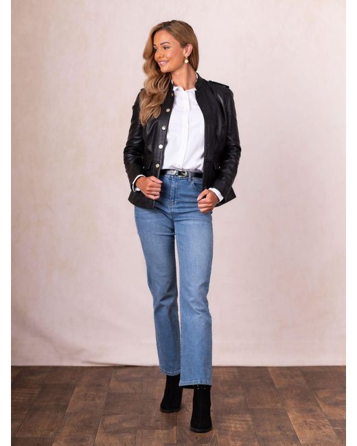 Lakeland Leather Blue Millom Jacket