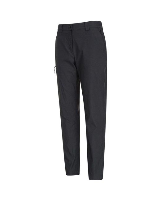 Mountain Warehouse Blue Hiker Stretch Quick Drying Uv Max Trousers