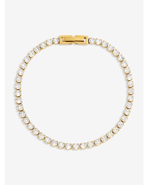 Jon Richard Natural Tone Tennis Bracelet