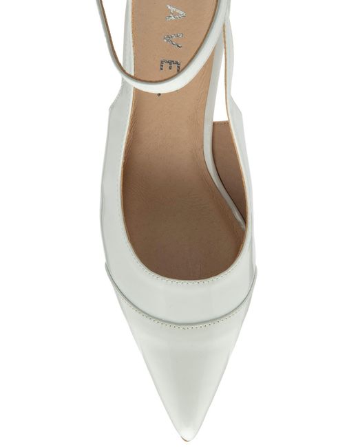 Ravel White Pointed-Toe Court Shoes