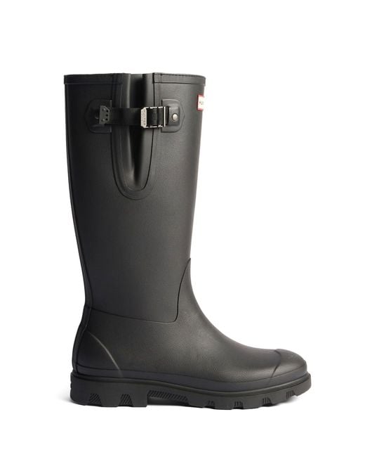Hunter Black Field Downpour Boots