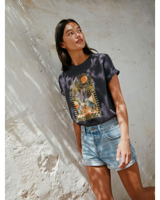 Next Blue Denim Shorts