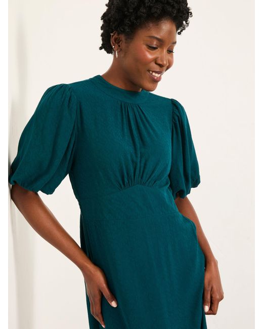 FatFace Green Fatface Mila Midi Dress