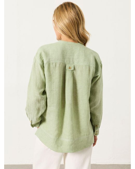 FatFace Green Fatface Julia Regular Linen Popover