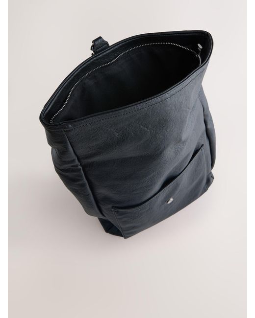 Next Black Slouchy Backpack