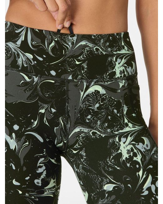 Sweaty Betty Green 7/8 Length Power Workout Leggings