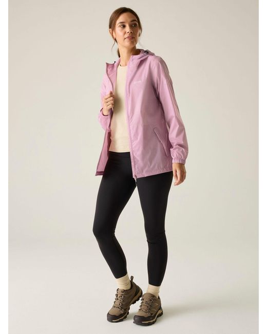 Regatta Pink Light Waterproof Pack It Jacket Iii