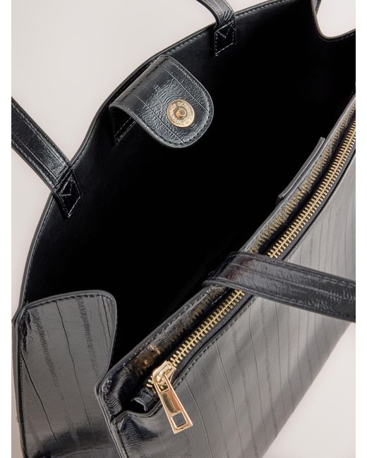 Next Black Structured Tote Bag