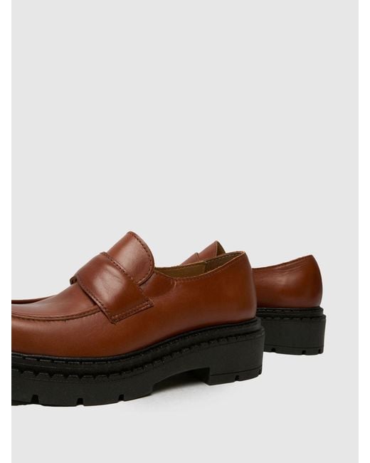 Schuh Brown Lawson Chunky Loafers