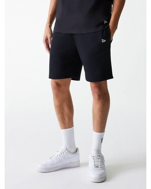 KTZ Black Mid Shorts for men