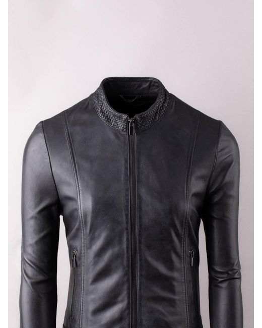 Lakeland Leather Blue Anthorn Leather Jacket