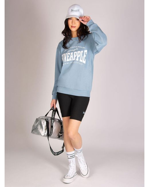 Pineapple Blue Light Logo Sweatshirt