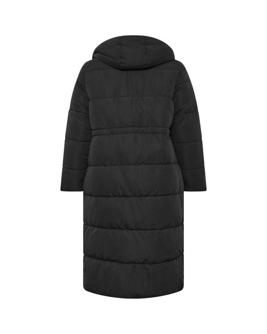 Evans Black Puffer Coat