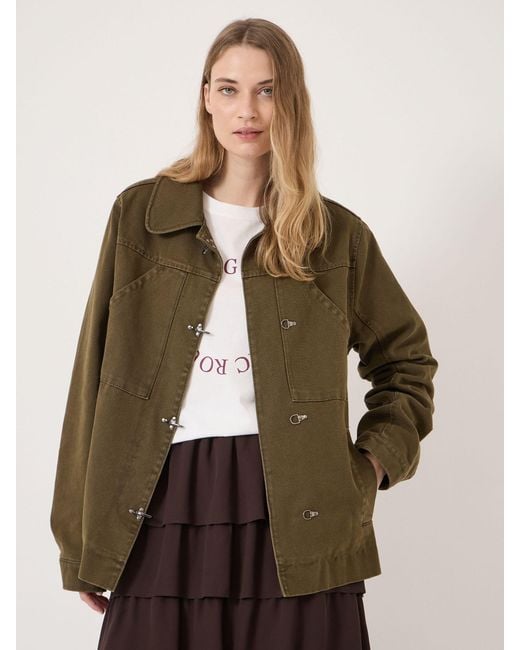 Hush Green Jayda Utility Jacket