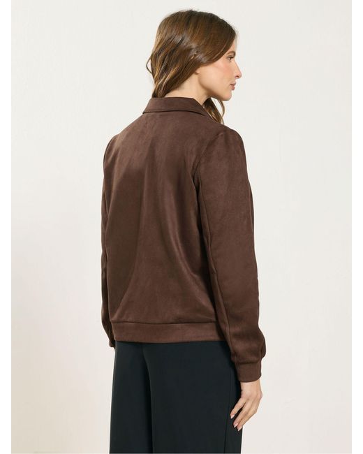 M Com Brown Button Through Jacket