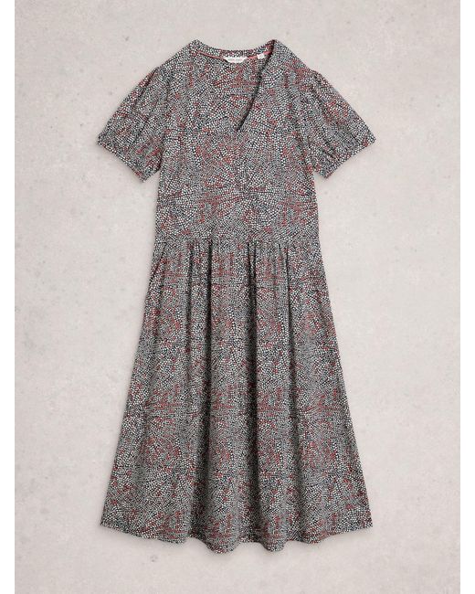 classic jersey dress Frank & Eileen LAUREN Dive Blue, Vintage Jersey Blue XS main image 1