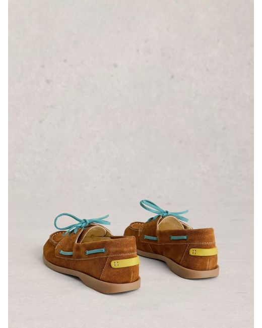 White Stuff Brown Boat Shoes