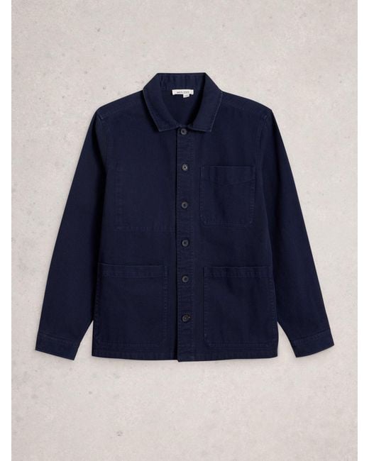 White Stuff Blue Westgate Workwear Jacket for men