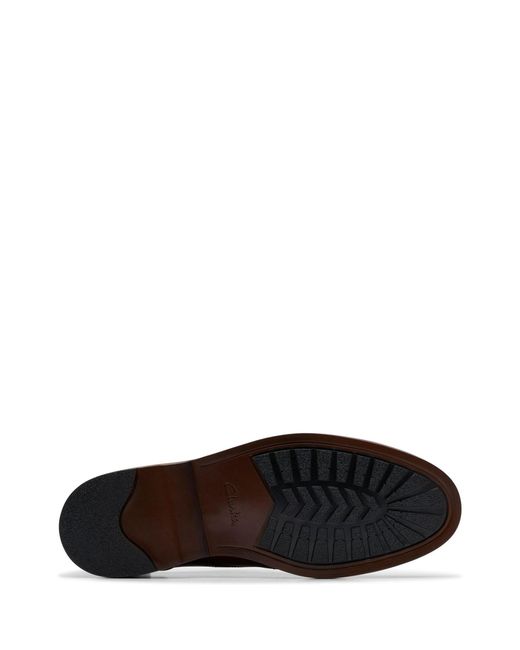 Clarks Standard Fit (G) Leather Aldwin Limit Shoes in Brown für Herren