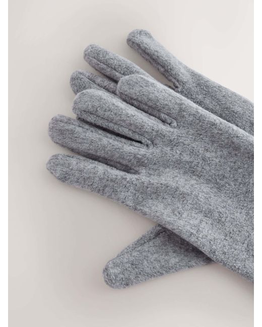 Next Gray Fleece Gloves