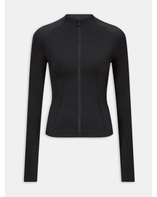 Tala Black Dayflex Zip Front Running Jacket