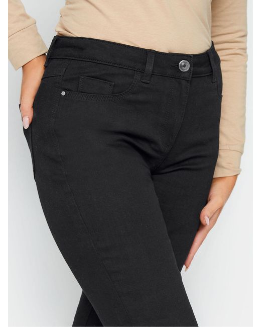 M Com Black Straight Leg Jeans