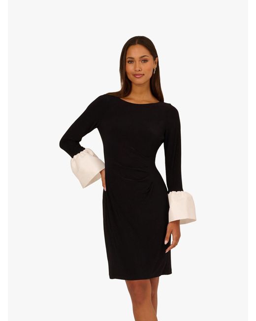 beige dress black lace Dinah Lace And Satin Maxi Dress - Black/Ivory