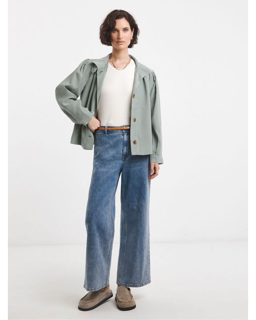 JD Williams Gray Soft Volume Bomber Jacket