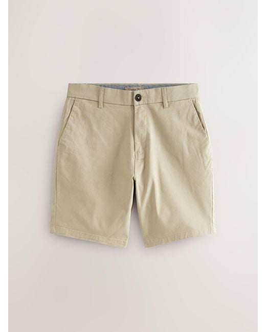 Next Multicolor Slim Fit Stretch Chino Shorts 2 Pack for men