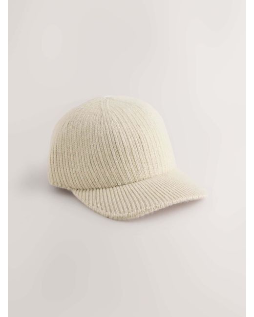 Next Natural Ecru/ Knitted Cap