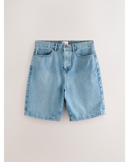 Next Blue Edit Jort Denim Shorts for men