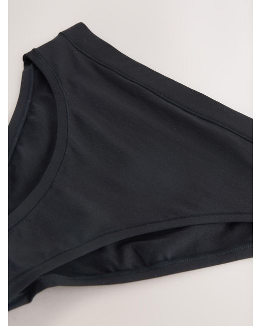 Self Black Midi Knickers