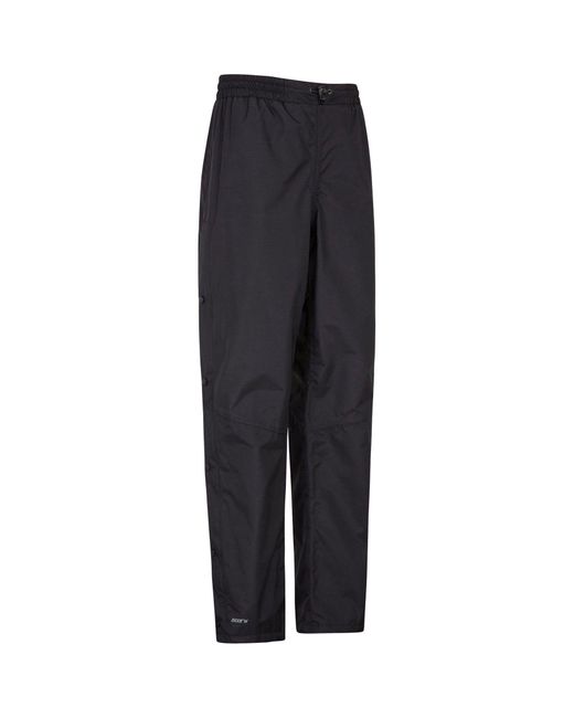 Mountain Warehouse Blue Downpour Short Length Waterproof Trousers