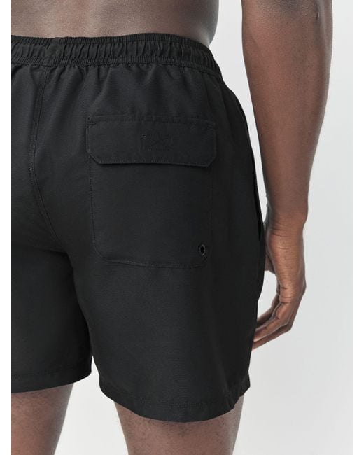 Next Black License Printed Swim Shorts for men