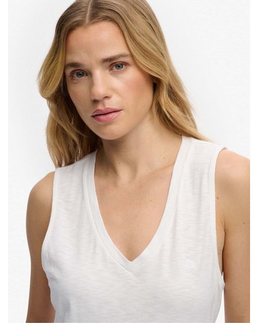 Superdry White Studios V-Neck Vest