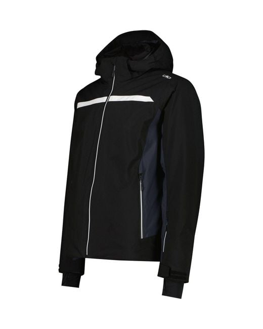 CMP Black Zip Hood Ski Jacket for men