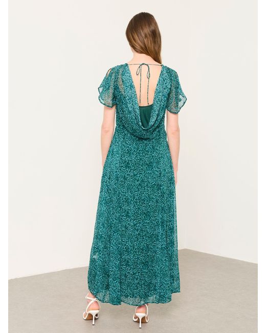 FatFace Green Fatface V & A Fatface Maisie Maxi Dress