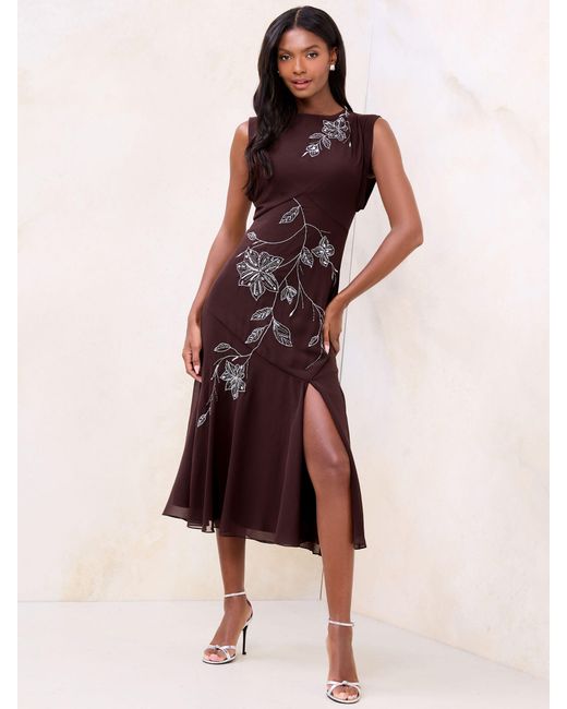 lipsy fit and flare dress Buy Lipsy Red/Black Premium 3d Textured Halter Fit And Flare Midi Dress from Next USA