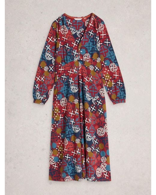 White Stuff Red Megan Jersey Dress