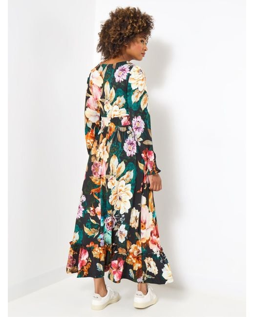 Joe Browns White Floral Jersey Maxi Dress