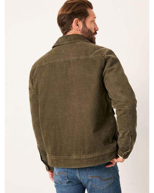 FatFace Green Fatface Warton Two Pocket Jacket for men