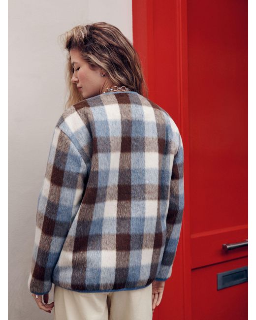 Next Blue Checked Jacket