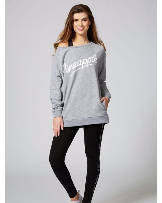 Pineapple Gray Light Oversized Monster Sweatshirt