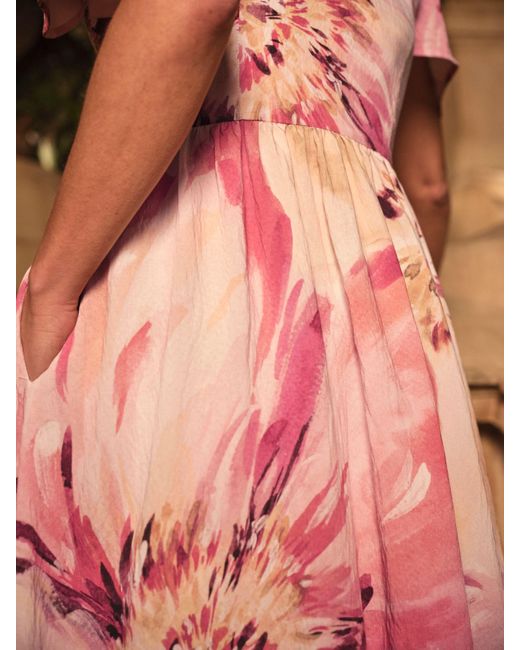 FatFace Brown Fatface Marlowe Midi Dress