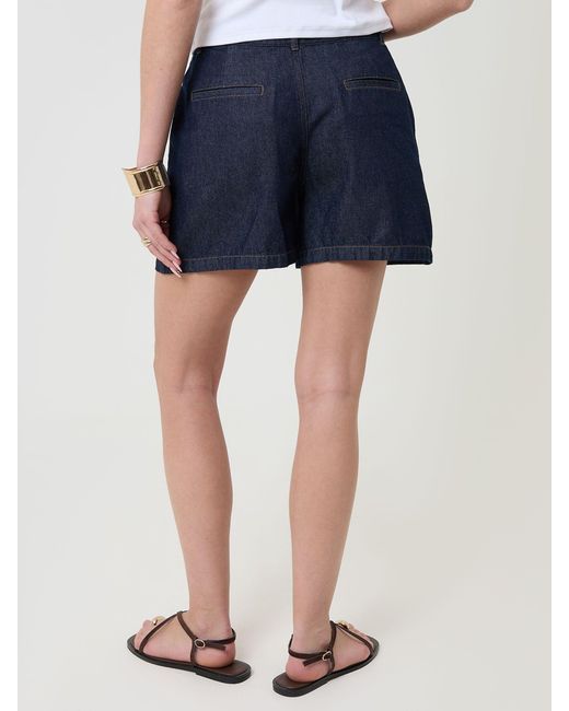 Threadbare Blue Denim Tailored Shorts