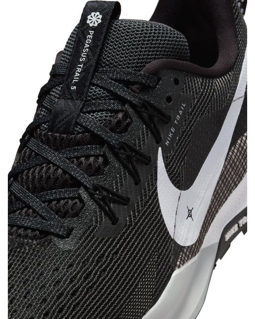 Nike Black Reactx Pegasus Trail 5 Laufschuhe