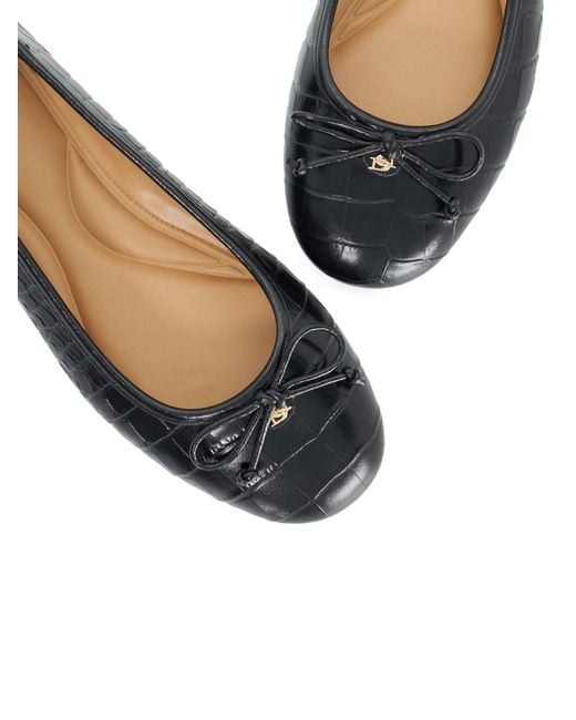 Dune White Helenne Ballet Pumps