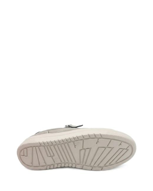 Pavers Gray Chunky Platform Trainers