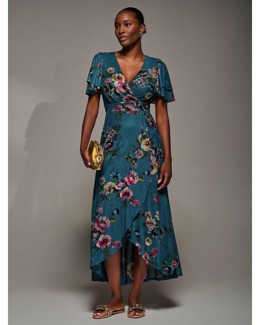 teal mesh dress Blue Green Bubble Turtleneck Seaweed Mesh Dress – Banke Kuku